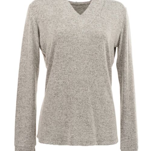 Ladies' Cozy Pullover Hoodie T-Shirt Thumbnail