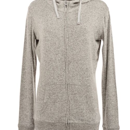 Ladies' Cozy Full-Zip Hoodie T-Shirt Thumbnail