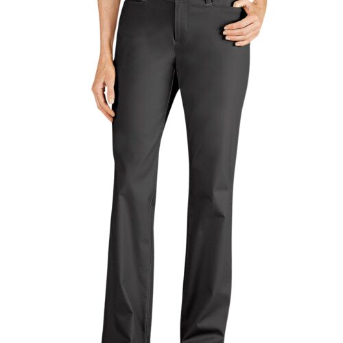 Ladies' Curvy Fit Straight Leg Flat Front Pant Thumbnail