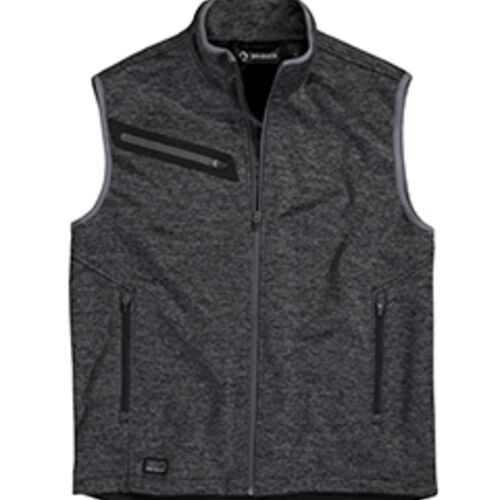 Compass Bonded Mélange Sweater Fleece Vest Thumbnail