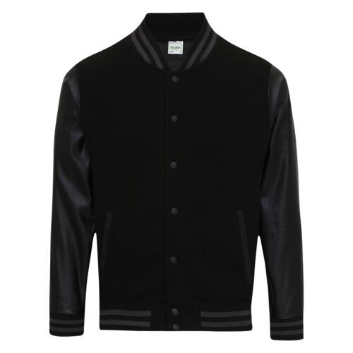 Men's 80/20 Heavyweight Urban Letterman Jacket with Leather Sleeves Thumbnail