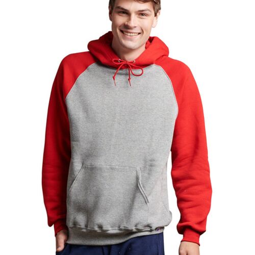 Adult Dri-Power® Colorblock Hooded Sweatshirt Thumbnail