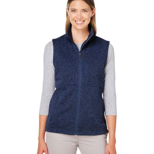 Ladies' Dropline Sweater Fleece Vest Thumbnail