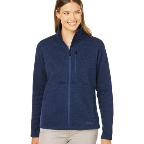 Ladies' Dropline Sweater Fleece Jacket Thumbnail