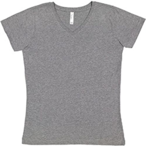 Ladies' V-Neck Fine Jersey T-Shirt Thumbnail