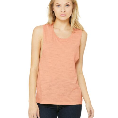Ladies' Flowy Scoop Muscle Tank Thumbnail