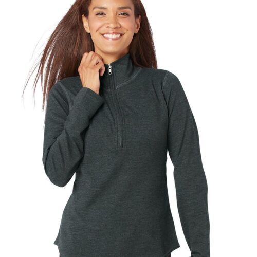 Women's Quarter Zip French Terry Pullover Thumbnail