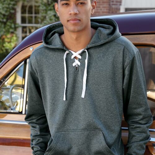Sport Lace Polyester Fleece Hooded Sweatshirt Thumbnail