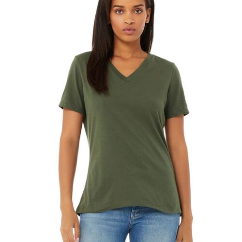 Ladies' Relaxed Jersey V-Neck T-Shirt Thumbnail
