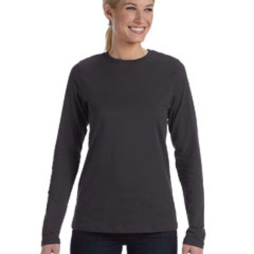 Ladies' Relaxed Jersey Long-Sleeve T-Shirt Thumbnail