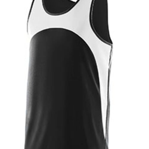 Adult Wicking Polyester Sleeveless Jersey with Contrast Inserts Thumbnail