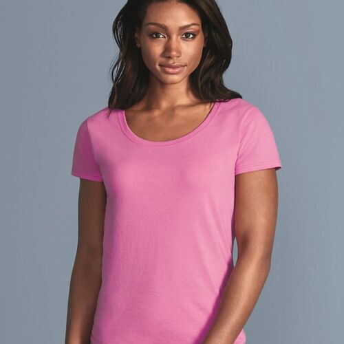 Softstyle® Women’s Deep Scoop Neck T-Shirt Thumbnail