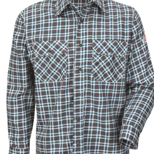 Plaid Long Sleeve Uniform Shirt Thumbnail
