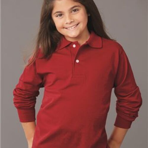 SpotShield™ Youth Long Sleeve Polo Thumbnail