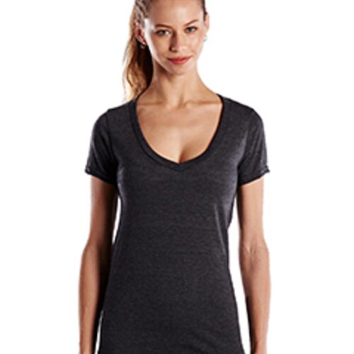 Ladies' USA Made V-Neck T-Shirt Thumbnail