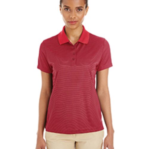 Ladies' Express Microstripe Performance Piqué Polo Thumbnail
