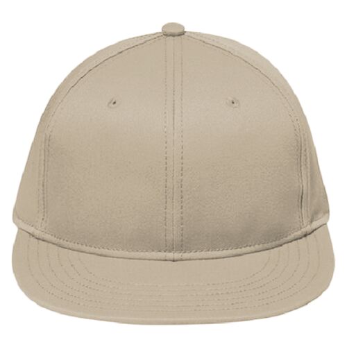 OTTO CAP "OTTO FLEX" 6 Panel Mid Profile Flat Visor Baseball Cap Thumbnail