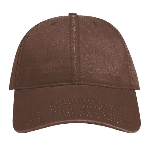 OTTO Garment Washed PU Coated Cotton Blend Canvas Six Panel Low Profile Dad Hat Thumbnail