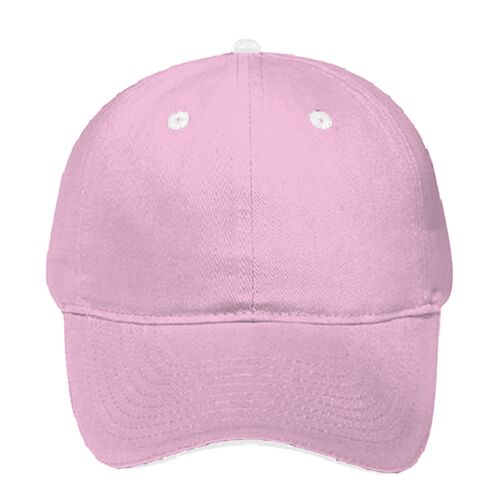 OTTO Garment Washed Pigment Dyed Cotton Twill Sandwich Visor Six Panel Low Profile Dad Hat Thumbnail