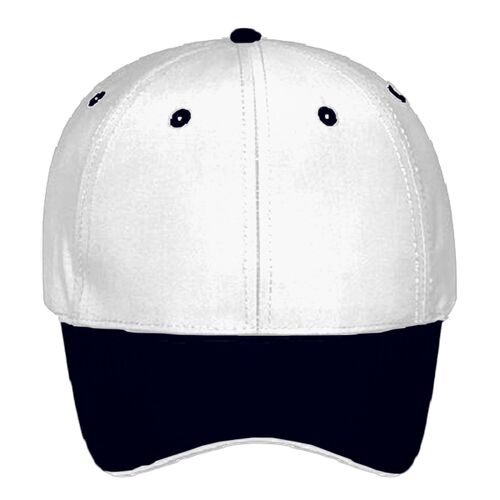 OTTO Polyester Microfiber Sandwich Visor Low Profile Style Cap Thumbnail