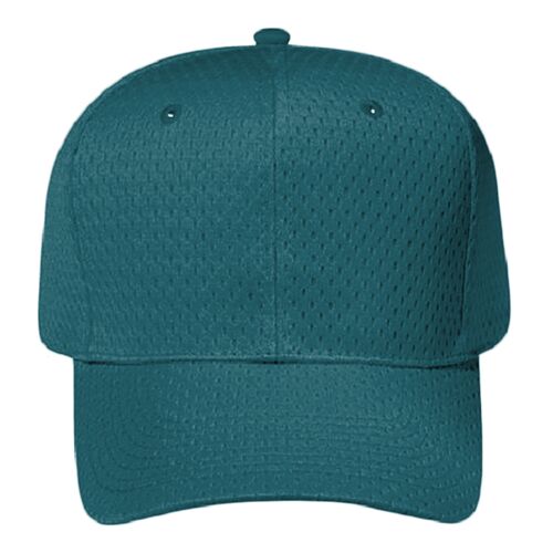 OTTO Polyester Pro Mesh Gray Undervisor Six Panel Pro Style Baseball Cap Thumbnail