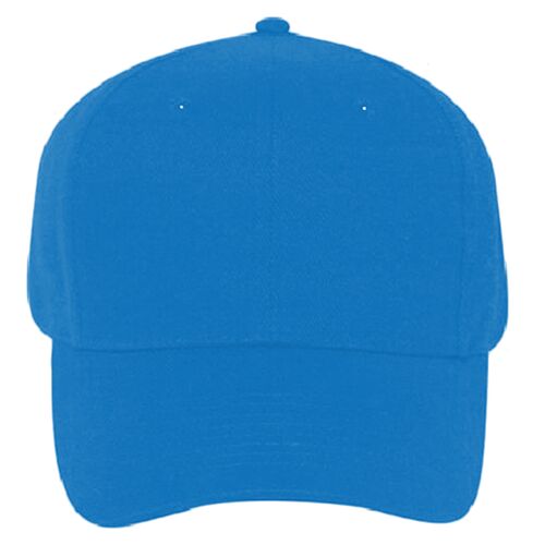 OTTO Brushed Bull Denim Six Panel Pro Style Baseball Cap Thumbnail