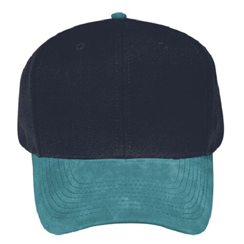 OTTO Suede Visor Wool Blend Twill Six Panel Pro Style Baseball Cap Thumbnail