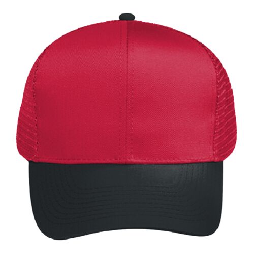 OTTO Cotton Blend Twill Six Panel Pro Style Mesh Back Trucker Hat Thumbnail