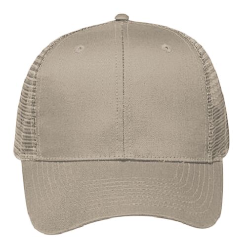 OTTO Cotton Twill Six Panel Pro Style Mesh Back Trucker Hat Thumbnail
