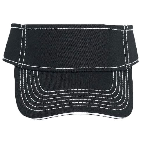 OTTO Superior Cotton Twill w/ Contrast Stitching Sandwich Visor Sun Visor Thumbnail