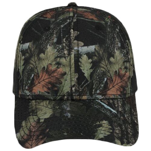 OTTO Camouflage Superior Polyester Twill Six Panel Low Profile Baseball Cap Thumbnail