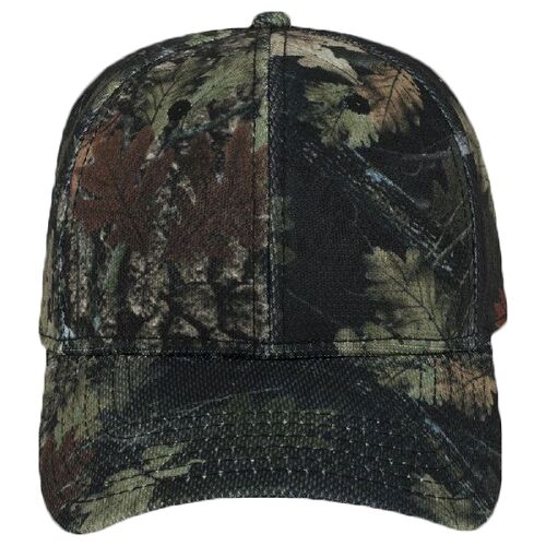 OTTO Camouflage Polyester Pique Mesh Six Panel Low Profile Baseball Cap Thumbnail