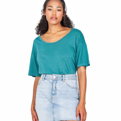 Ladies' USA Made Boxy Open Neck Top Thumbnail