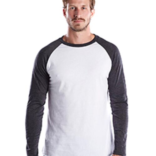 Men's USA Made Long-Sleeve Baseball Raglan T-Shirt Thumbnail