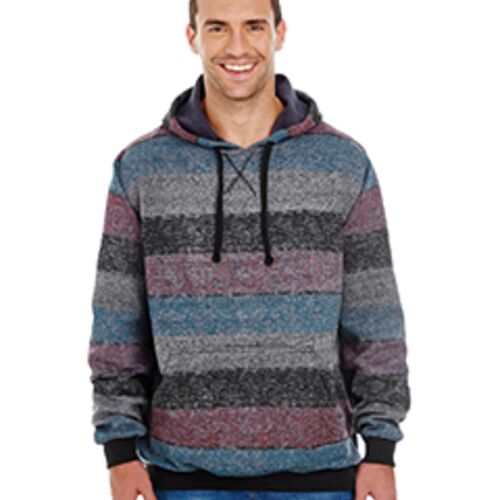 Men's Printed Stripe Marl Pullover Thumbnail