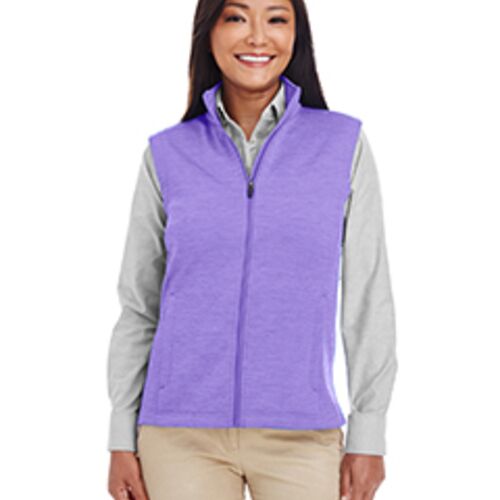 Ladies' Newbury Mélange Fleece Vest Thumbnail