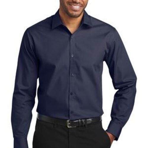 Slim Fit Carefree Poplin Shirt Thumbnail