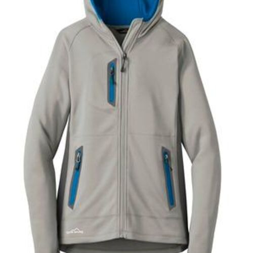 Ladies Sport Hooded Full Zip Fleece Jacket Thumbnail