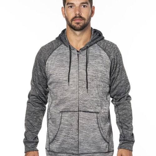 Men's Performance Raglan Full-Zip Sweatshirt Thumbnail