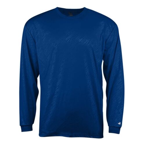 Line Embossed Long Sleeve T-Shirt Thumbnail