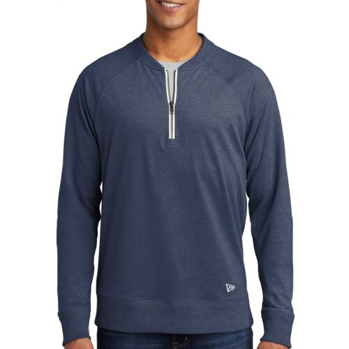Sueded Cotton Blend 1/4 Zip Pullover Thumbnail