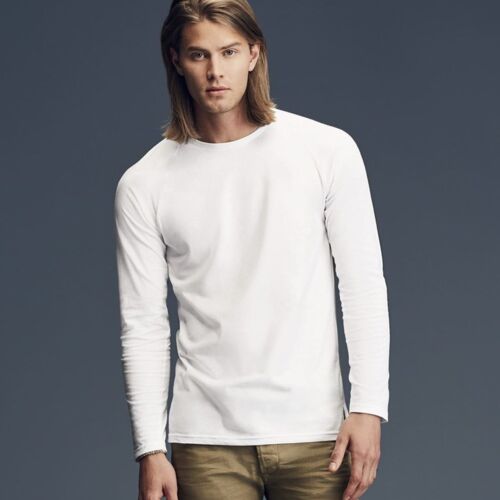 Long Sleeve Lightweight Long and Lean Raglan T-Shirt Thumbnail