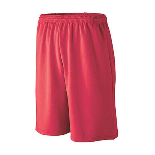 Youth Longer Length Wicking Mesh Athletic Shorts Thumbnail