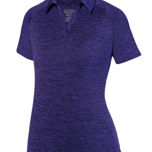 Women's Intensify Black Heather Polo Thumbnail