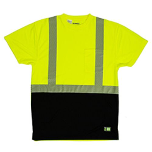 Unisex Hi-Vis Class 2 Color Blocked Pocket T-Shirt Thumbnail