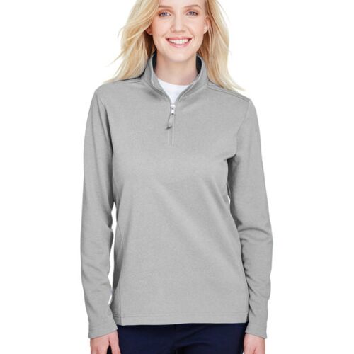 Ladies' Coastal Pique Fleece Quarter-Zip Thumbnail