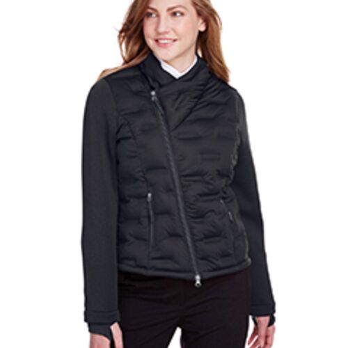 Ladies' Loft Pioneer Hybrid Bomber Jacket Thumbnail