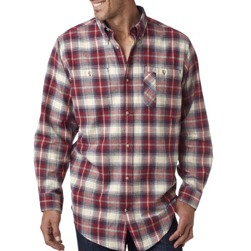Men's Tall Yarn-Dyed Flannel Shirt Thumbnail