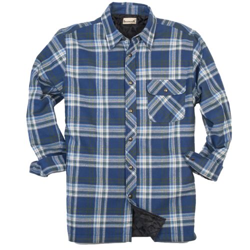 Men's Tall Flannel Shirt Jacket with Quilt Lining Thumbnail